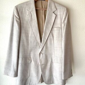 VINTAGE! LIKE NEW! Reed St James Mens Linen Blend Blazer